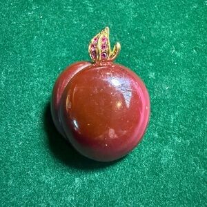 Givenchy Vintage Plum Brooch